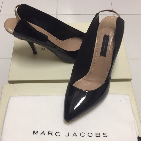 marc jacobs black heels